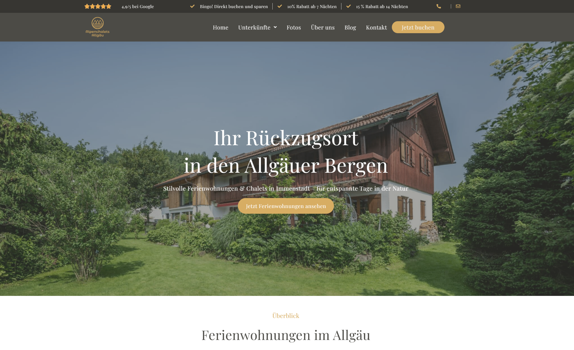 Alpenchalets Allgäu