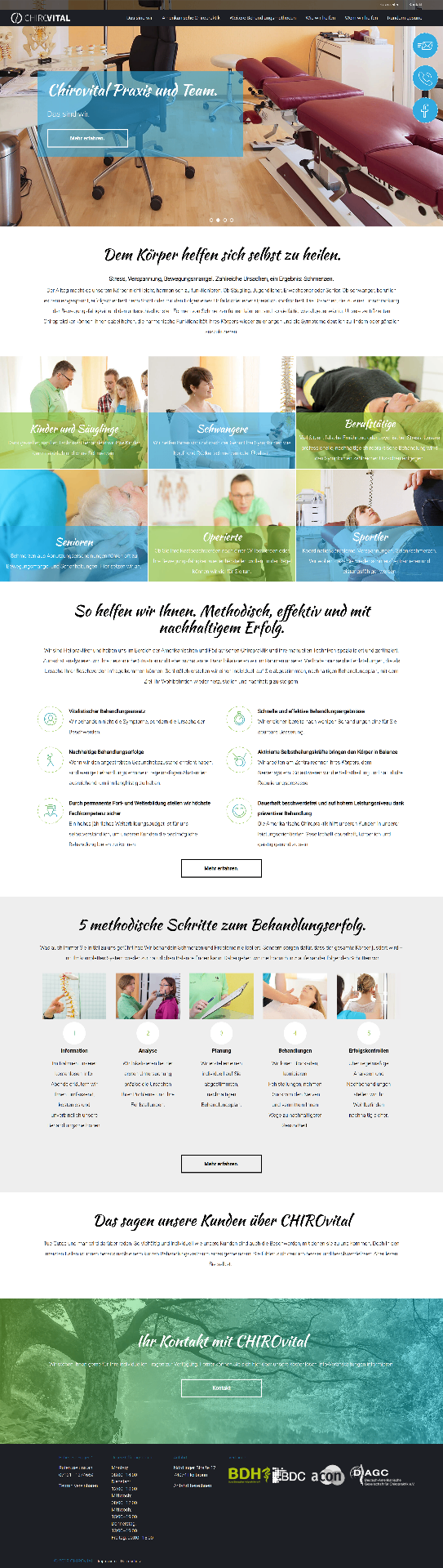 Chirovital – Praxis für Chiropraktik & Osteopathie - Alte Website