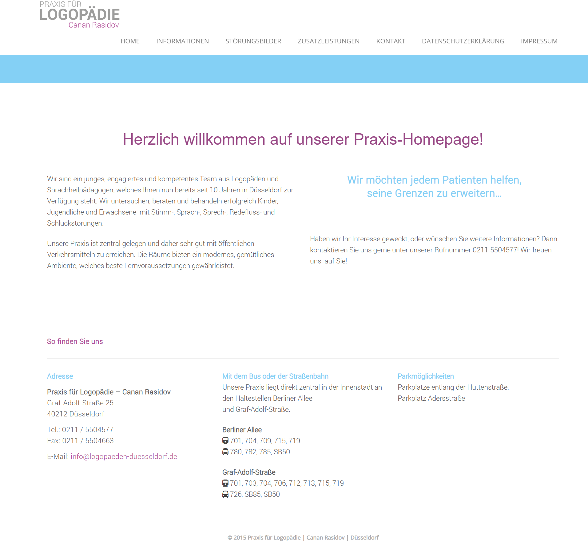Praxis für Logopädie Canan Rasidov - Alte Website